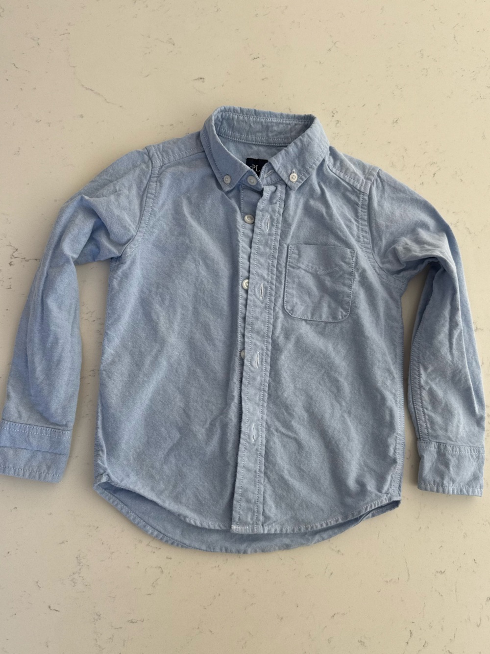 The Children's Place Light Blue Button-Down Shirt for Kids